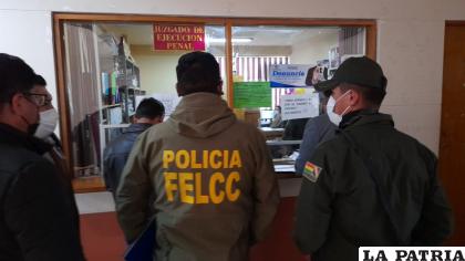 Inspección ocular en el Juzgado de Ejecución Penal 
/Archivo LA PATRIA