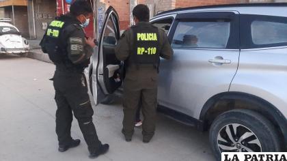 Radio Patrullas aprehendió al “autero” /LA PATRIA
