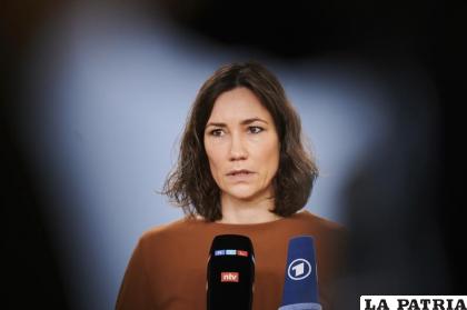 Anne Spiegel, ahora exministra para la Familia y la Mujer del gobierno alemán /Annette Riedl/dpa vía AP