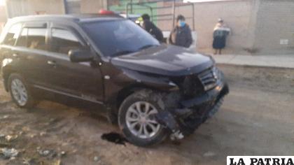 El chofer del motorizado intentó darse a la fuga /LA PATRIA
