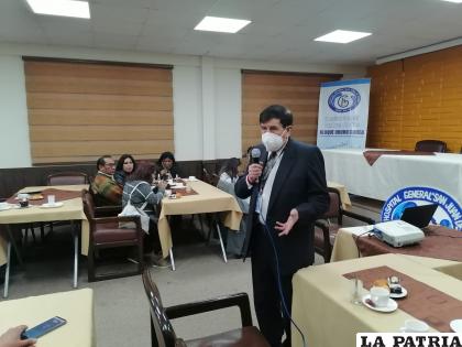 Taller de socialización con la prensa orureña /LA PATRIA