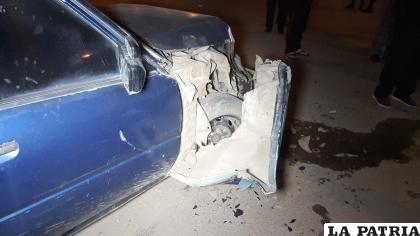 El chofer del automóvil intentó darse a la fuga / LA PATRIA