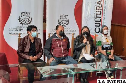 La secretaria Municipal de Culturas explicó el cronograma de actividades /LA PATRIA