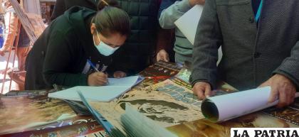 Recogieron sugerencias y firmas de la población /LA PATRIA