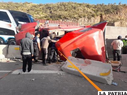 Los daños materiales son de consideración /Cortesía