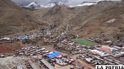 Población de Colquechaca, en la región Norte de Potosí /Facebook
