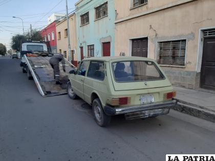 El motorizado fue remolcado por la Policía 
/LA PATRIA
