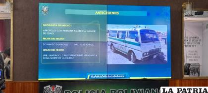 El chofer del minibús fue aprehendido por Tránsito /LA PATRIA

