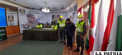 El prófugo de la justicia, fue presentado ayer por la Policía 
/LA PATRIA
