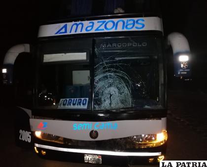El ómnibus fue abandonado tras atropellar a la víctima el 18 de abril /LA PATRIA
