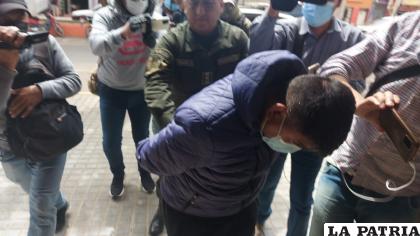 El mayor del Ejército fue aprehendido en Oruro y fue trasladado a Yacuiba /LA PATRIA
