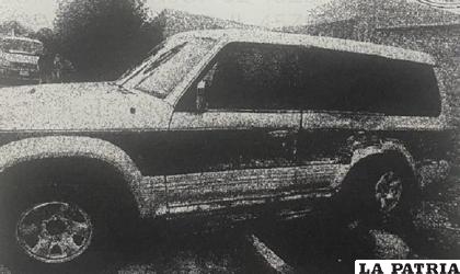 El auto del implicado registró daños en su estructura /LA PATRIA 