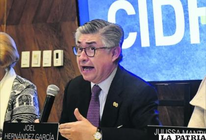 El comisionado de la Comisión Interamericana de Derechos Humanos (CIDH), Joel Hernández /RR.SS.