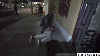 El agresor fue detenido por efectivos de la GTS /GTS 
