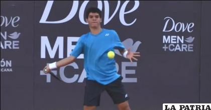 Buena presencia del tenista boliviano dentro del certamen internacional /open Bolivia