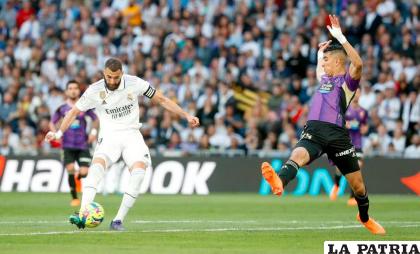 Benzema anotó tres goles para el triunfo del Real Madrid /as.com
