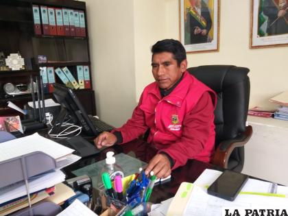 El secretario General de la Gobernación, Felipe Choque /LA PATRIA