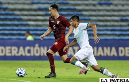 Los de la Vinotinto terminaron dominando las acciones del partido /conmebol.com