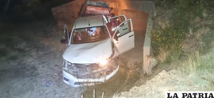 El motorizado terminó con daños en su estructura 
/Tránsito