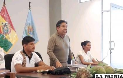 El vicepresidente, David Choquehuanca, desde Chimoré /Captura