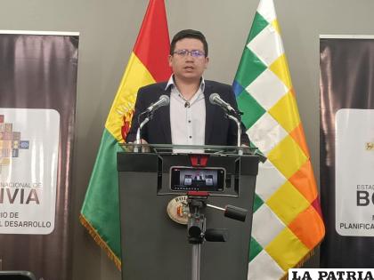 La conferencia de prensa realizada por el ministro Cusicanqui /LA PATRIA