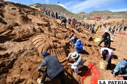 La mañana del Viernes Santo se intensificaron los trabajos