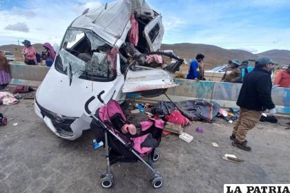 Dos muertos y cuatro heridos es el saldo del accidente por Calamarca /RR.SS.