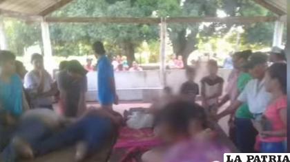 Los cuerpos antes de ser trasladados por la Policía /Página Siete