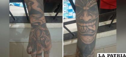 Los tatuajes de su brazo ayudaron a su identificación / El Deber