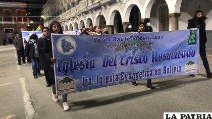 Gran marcha de resurrección /IEU-ORURO