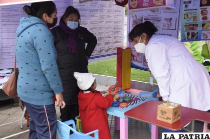Feria de salud brindó información sobre la atención de salud /SEDES