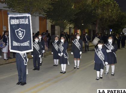 El gobierno escolar también tuvo una participación resaltante