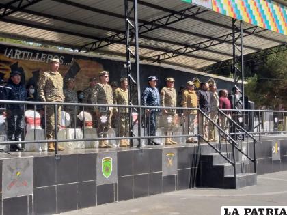 Acto de cierre del curso para el contingente militar /LA PATRIA
