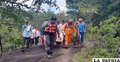 El cuerpo del adolescente fue rescatado este martes /Gobernación cruceña