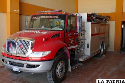 El carro bombero Rino 23 /LA PATRIA