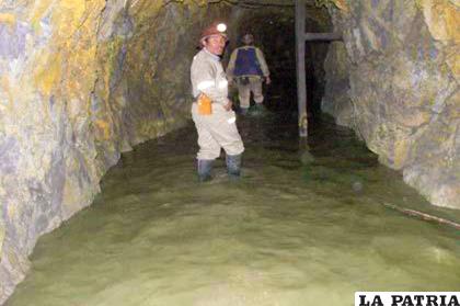Las aguas ácidas deben ser bombeadas constantemente /Tierra Plus