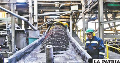La refinación del zinc es uno de los principales objetivos /La Razón 
