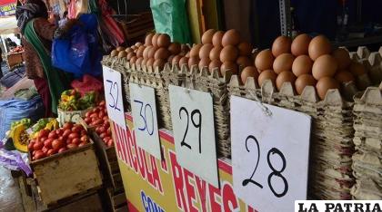 El precio del huevo tuvo un incremento significativo 
/RR.SS.