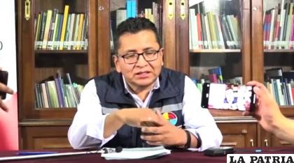 El Defensor del Pueblo, Pedro Calizaya /Defensoría