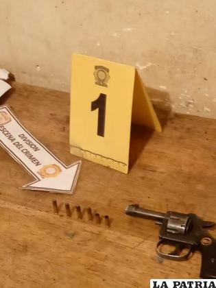 El arma con el que el ahora sentenciado disparó a su custodio 
/Archivo LA PATRIA