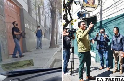 Limpias inspeccionó el lugar que aparece en el video /  Erbol
