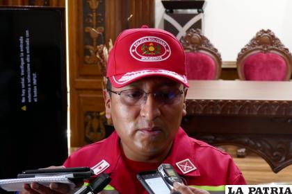 El mayor Carrasco explicó que solo 2 hidrantes funcionan las 24 horas /LA PATRIA