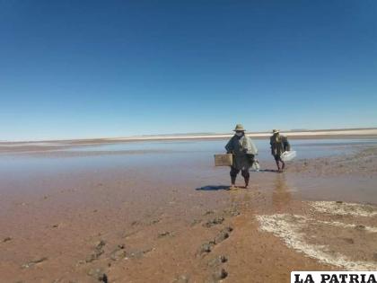 Solo hay tres lugares con agua