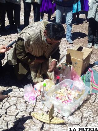 Los rituales son una forma de pedir que Dios no los abandone