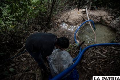 Pocas familias de San Antonio toman agua de pozos /Marcelo Pérez