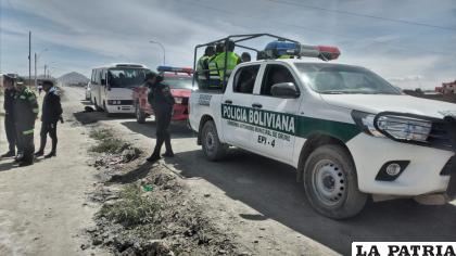 La Policía organizó un gran operativo /LA PATRIA