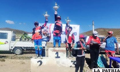 Los niños también fueron protagonistas en la competencia /LA PATRIA