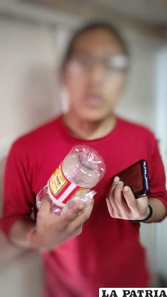 El reo fue sorprendido con un celular y botella de alcohol /Régimen Penitenciario