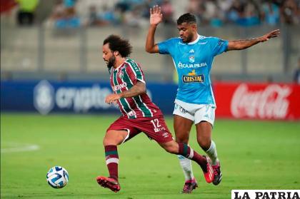 Fluminense de la mano de Marcelo llega de vencer di visita a Cristal 3-1 /marca.com
