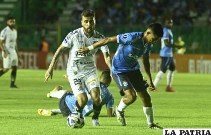 Blooming perdió de local ante el Santos (1-0) y ahora quiere recuperarse de visita /APG